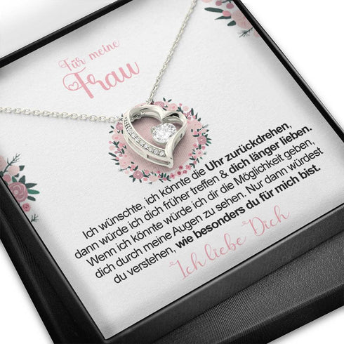 Divesart - Weißgold-Halskette - An meine zukünftige Frau