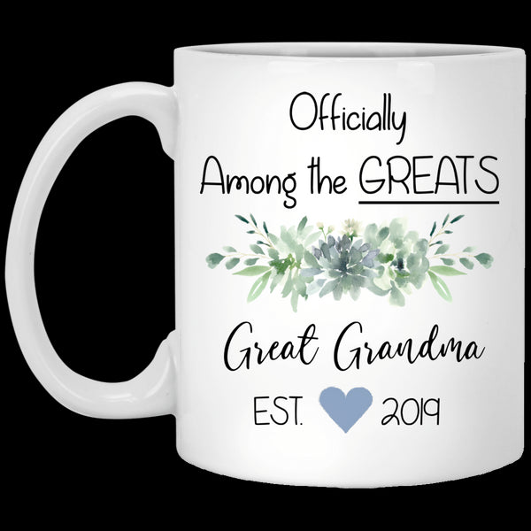 Officially Among The Greats Great Grandma - Gift For Mom Grandma - Mug