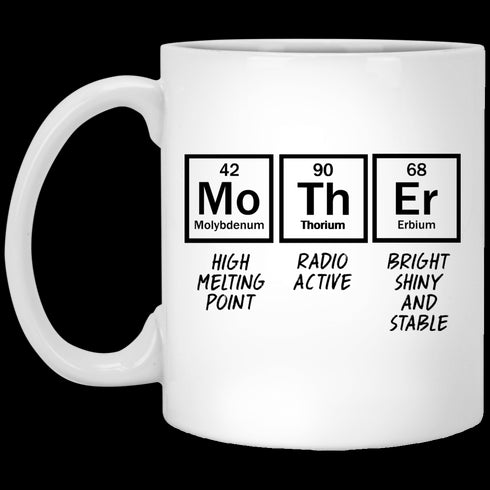 Mom Chemistry Elements - Gift For Mom - Coffee Mug