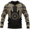 Viking Munin - Tattoo Style Hoodie Version 3.0 - OwlsMatrix HOOD02NGA180121