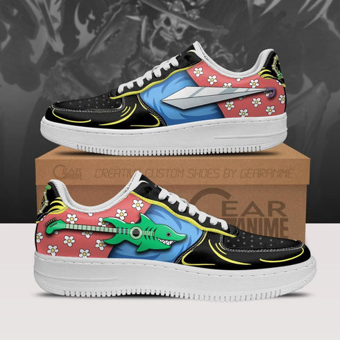 Brook Air Sneakers Custom Gitaar en Zwaard Anime OP Schoenen
