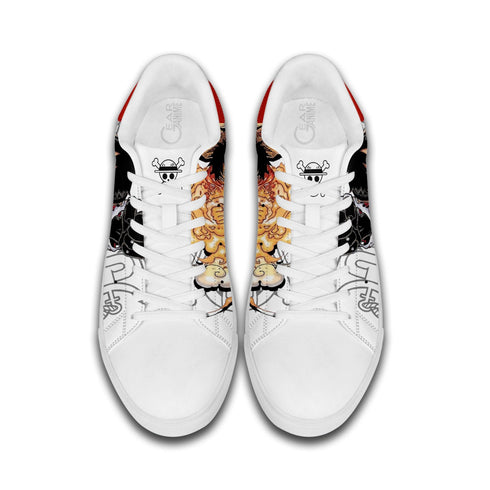 Monkey D Luffy Skate Sneakers Custom Anime OP Shoes