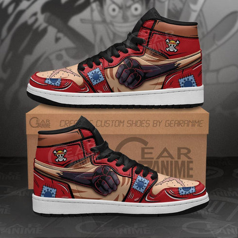 Luffy Haki Sneakers Custom Wano Arc OP Shoes