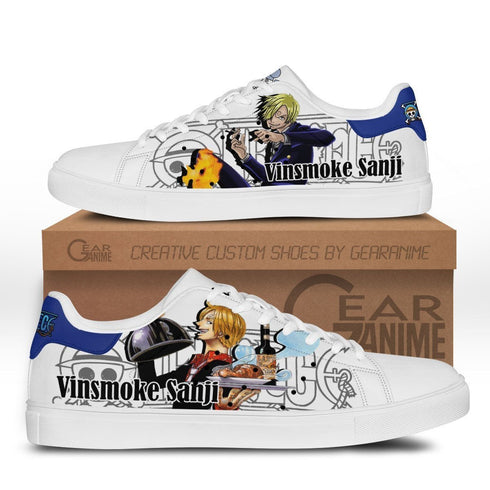 Sanji Skate Sneakers Custom Anime OP Shoes