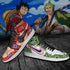 Zoro and Luffy Haki Shoes Custom Wano Arc OP Sneakers