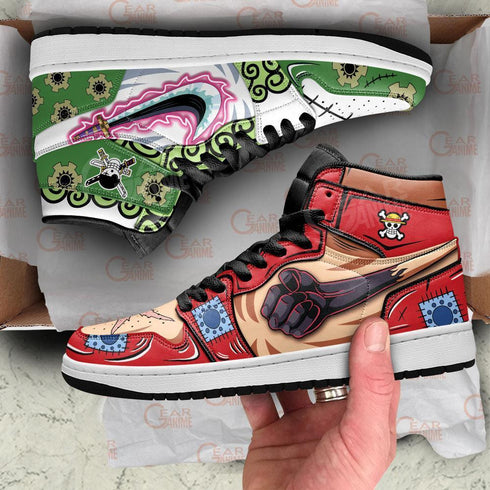 Zoro and Luffy Haki Shoes Custom Wano Arc OP Sneakers