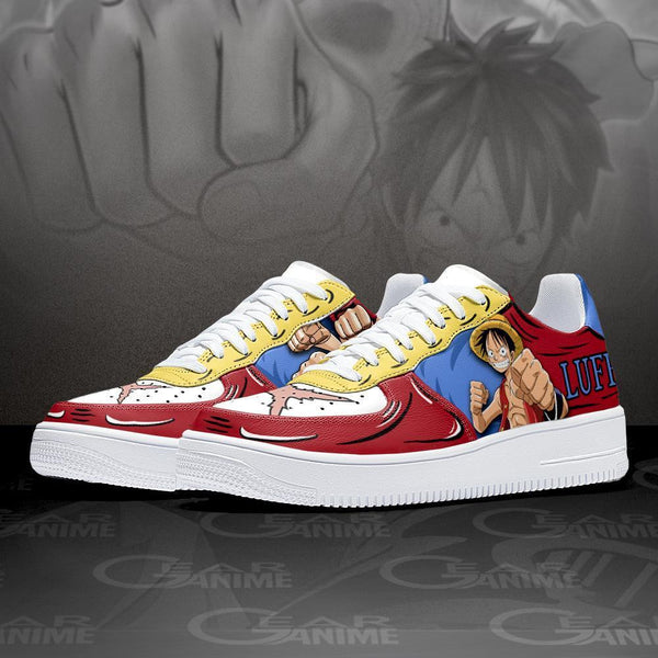 Gomu Gomu Luffy Air Sneakers Custom Anime OP Shoes
