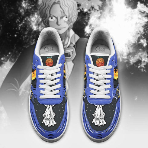 Sabo Air Sneakers Custom Mera Mera OP Anime Shoes