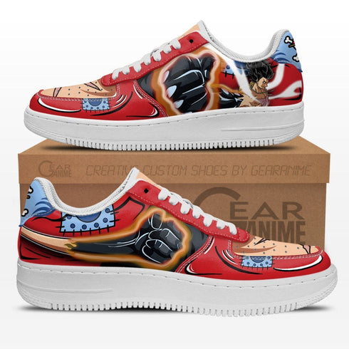 Ruffy Armament Haki Air Sneakers Custom Op Anime Schuhe