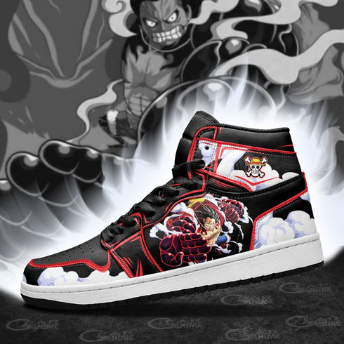 Luffy Gear 4 Sneakers Custom Snakeman OP Anime Shoes