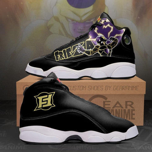 Golden Frieza Sneakers Custom Anime DB Shoes