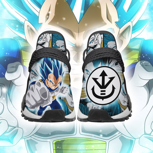 Vegeta Custom Shoes Super Saiyan Blue DB Anime Sneakers