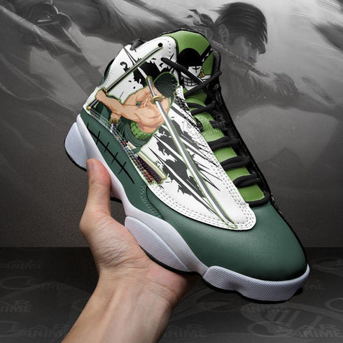 Roronoa Zoro Sneakers Custom Anime OP Shoes