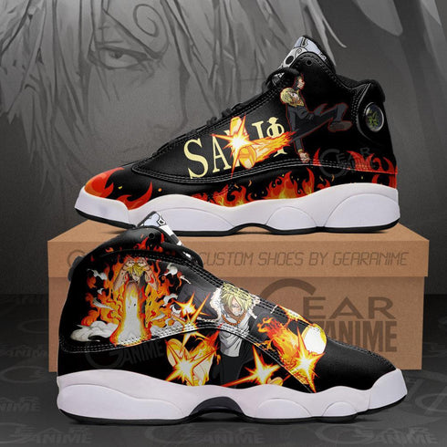 Sanji Diable Jambe Sneakers benutzerdefinierte Anime Op Shoes Fan Geschenkidee