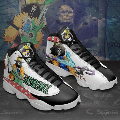 Brook Sneakers Custom Anime OP Shoes