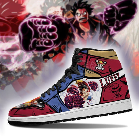 Luffy Gear 4 Sneakers Custom Anime OP Shoes