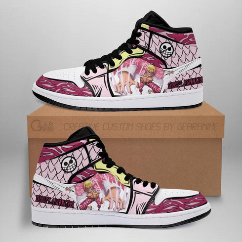 Doflamingo Sneakers Devil Fruit Custom Anime OP -kengät