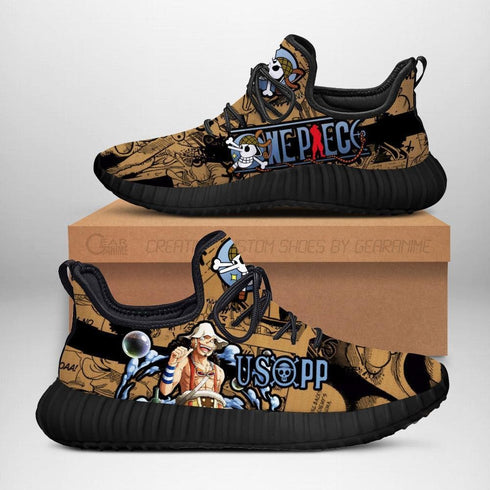 Usopp Reze Shoes OP Anime Shoes Fan Gift Idea TT04
