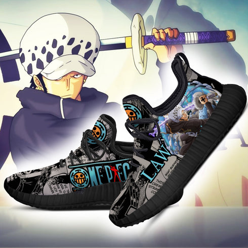 Trafalgar Law Reze Shoes OP Anime Shoes Fan Gift Idea TT04