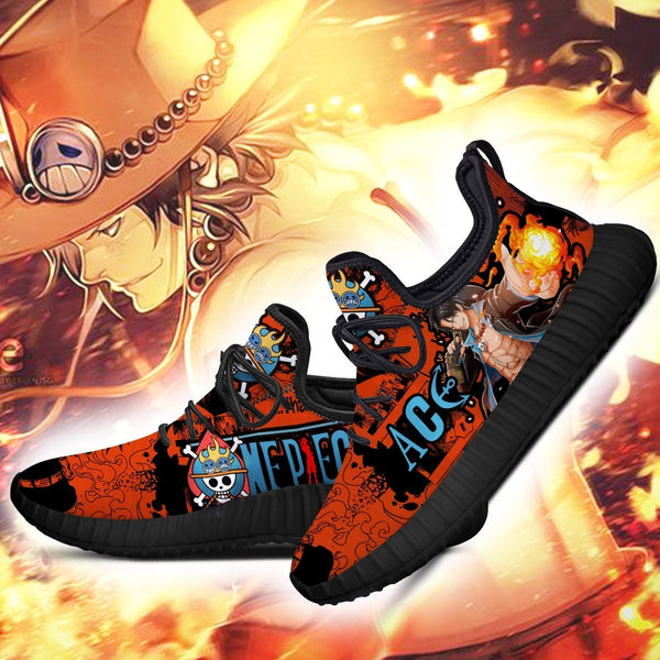 Portgas D. Ace Reze Shoes OP Anime Shoes Fan Gift Idea TT04