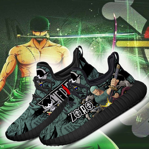 Roronoa Zoro Reze Shoes OP Anime Shoes Fan Gift Idea TT04