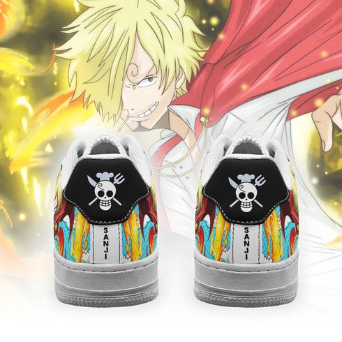 Sanji Air Sneakers Custom Anime OP Shoes