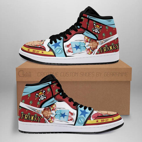 Super Franky Sneakers Custom Anime OP Schoenen