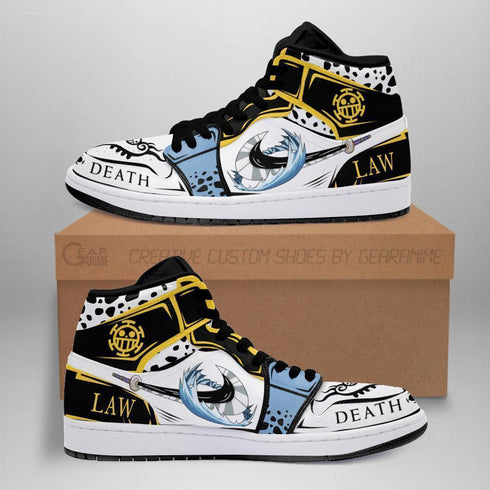 Trafalgar D. Water Law Sneakers Custom Room OP Anime Shoes
