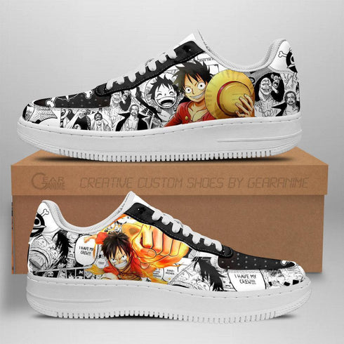 OP Air Sneakers Custom Manga Gemengde Anime Schoenen