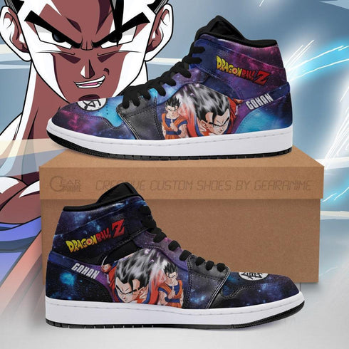 Gohan Sneakers Galaxy Custom Anime DB Shoes