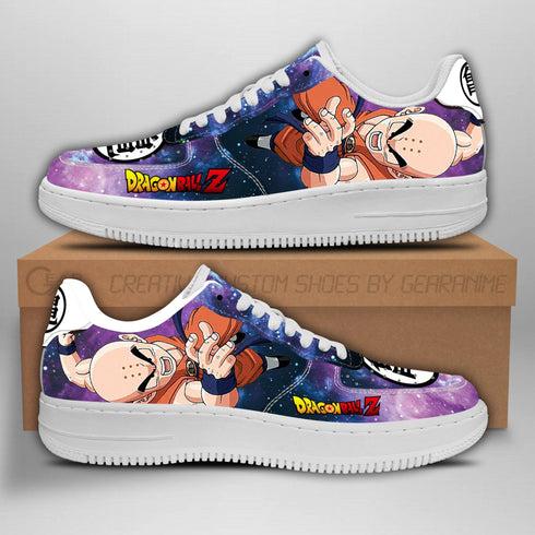 Krillin Air Sneakers Galaxy Custom Anime DB Shoes
