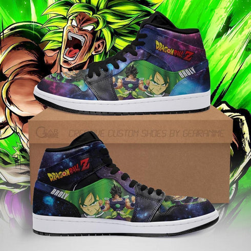 Broly Sneakers Galaxy mukautetut Dragon Ball -animekengät