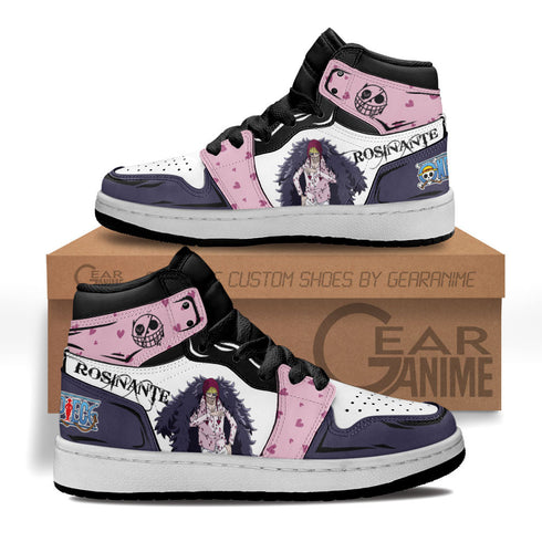 Donquixote Rosinante kindersneakers Custom Anime OP-schoenen voor kinderen
