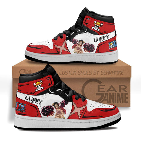 Luffy Gear 4 Kindersneakers Custom Anime OP-schoenen voor kinderen