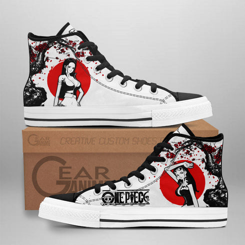 Nico Robin High Top Schoenen Custom Anime OP Sneakers Japan Style