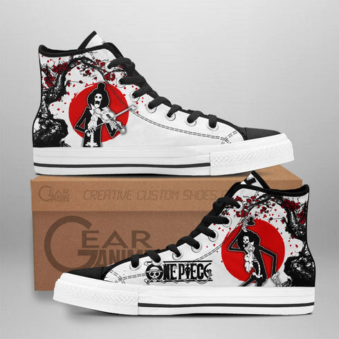 Brook High Top Schoenen Custom Anime OP Sneakers Japan Style
