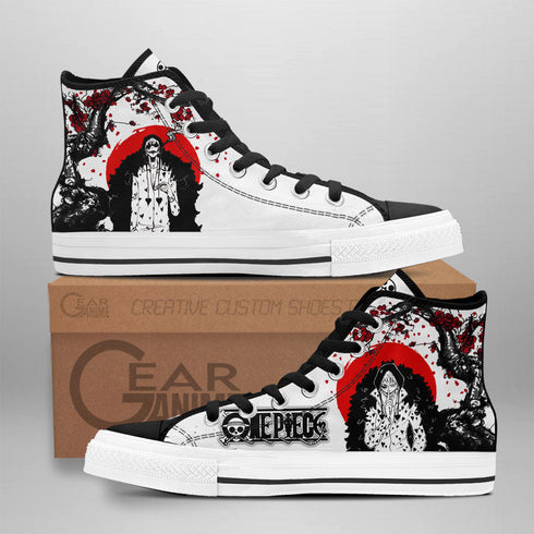 Rosinante High Top Shoes Custom Anime OP Sneakers Japan Style