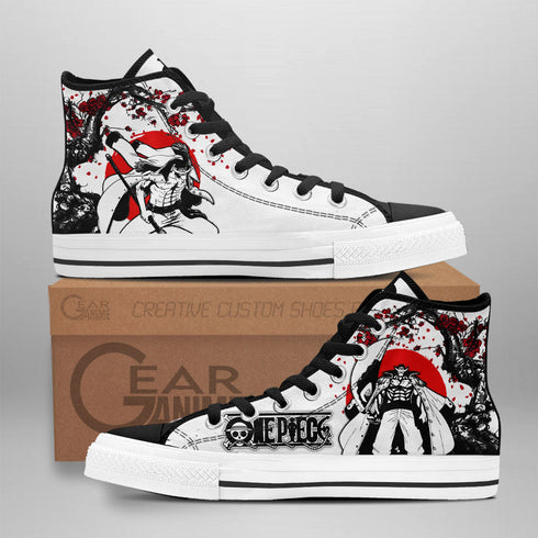 Edward Newgate Hoge Schoenen Anime OP Sneakers Japan Stijl