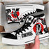 Dracule Mihawk High Top Shoes Anime OP Sneakers Japan Style