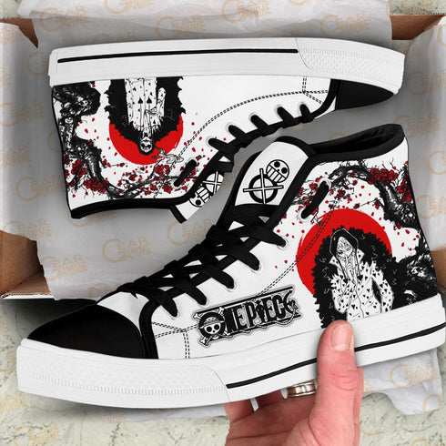 Rosinante High Top Shoes Custom Anime OP Sneakers Japan Style