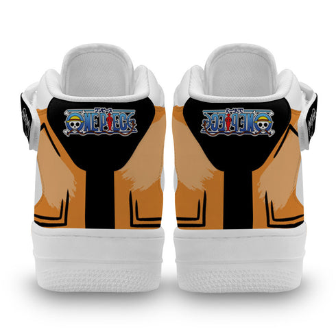 Nami Sneakers Air Mid OP Custom Anime Shoes
