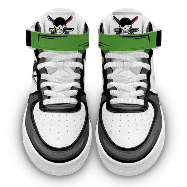 Zoro Sneakers Air Mid OP Custom Anime Shoes
