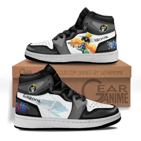 Brook Kids Sneakers Custom OP Anime Schoenen voor kinderen