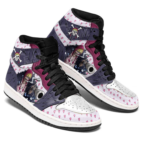 Donquixote Rosinante Sneakers Custom OP Anime Shoes Gifts