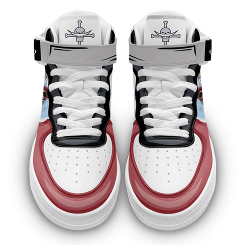 Edward Newgate Sneakers Air Mid Custom OP Anime Shoes