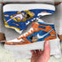 Goku and Vegeta Ki Blast Sneakers Air Mid Custom Dragon Ball Anime Shoes