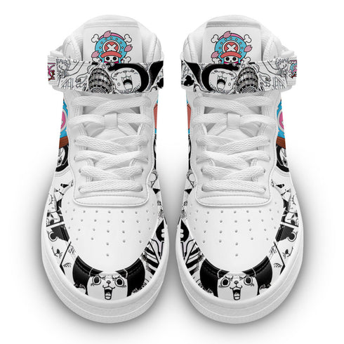 Tony Tony Chopper Sneakers Air Mid OP Custom Anime Shoes Mix Manga