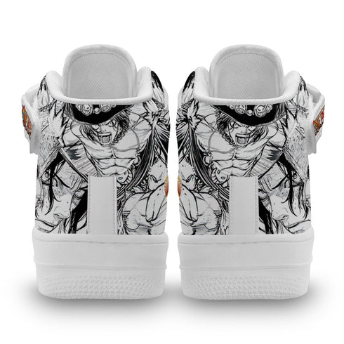 Ace Sneakers Air Mid OP Custom Anime Shoes Mix Manga