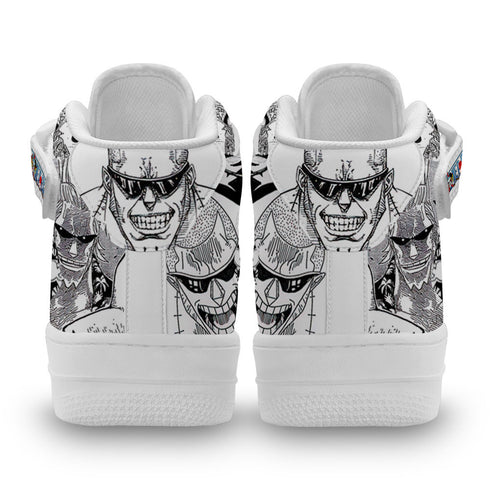 Franky Sneakers Air Mid OP Custom Anime Shoes Mix Manga