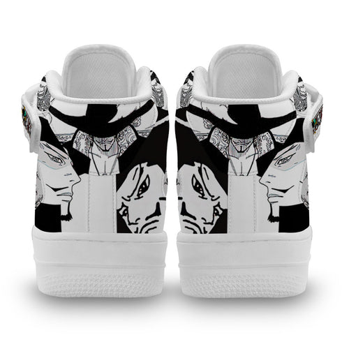 Mihawk Sneakers Air Mid OP Custom Anime Shoes Mix Manga